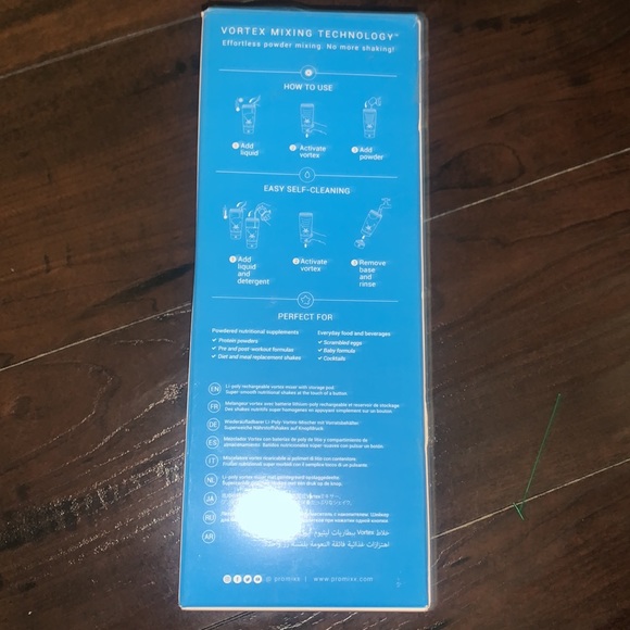 NIB Promix vortez Mixer + storage pod, - Picture 3 of 4